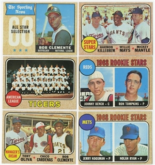 1968 Topps Baseball Complete Set (598) Plus Game Set
